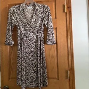 Maternity wrap dress